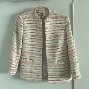 ANNE KLEIN BLAZER! - Pink, red & White